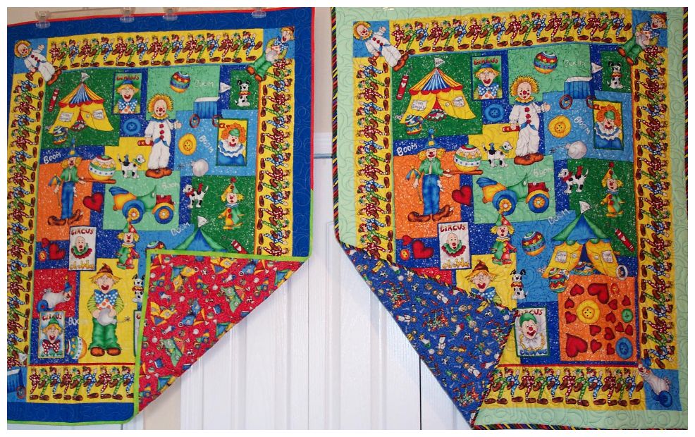 see the back of the circus quilts