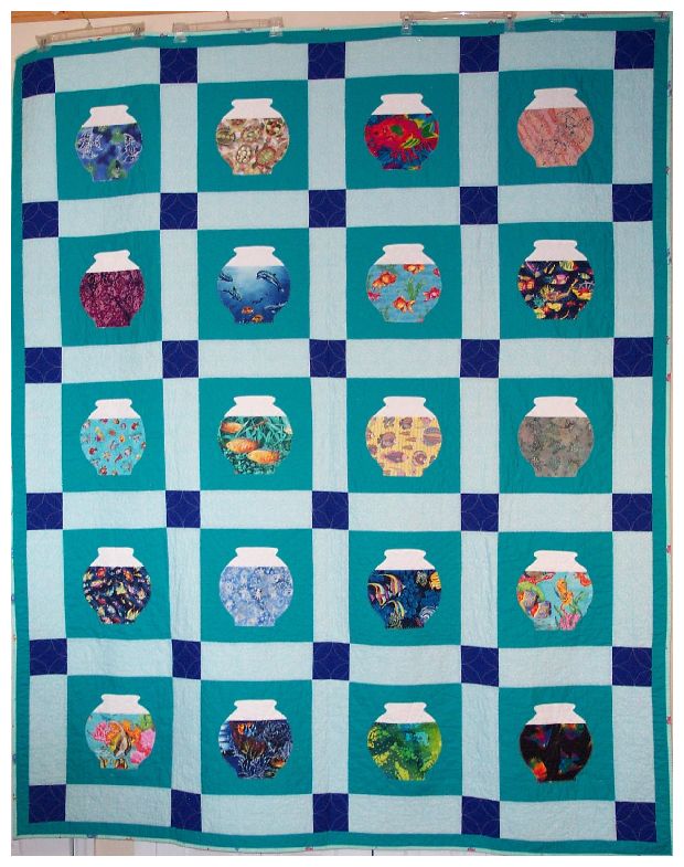 Fishbowls entire quilt