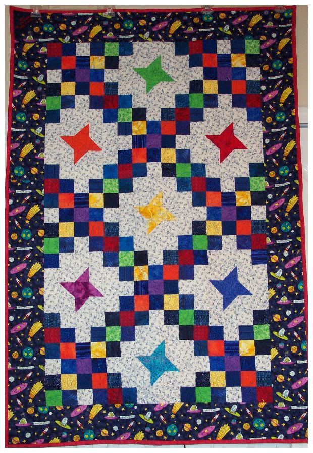 Mars or bust entire quilt