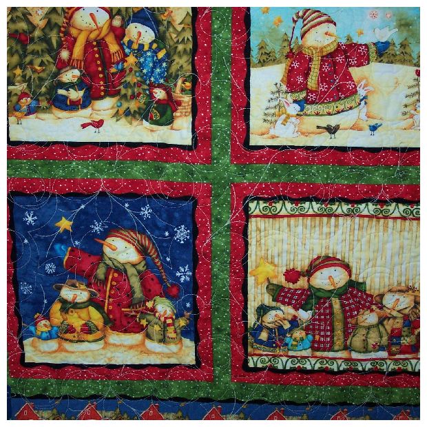 closeup of snowmen
